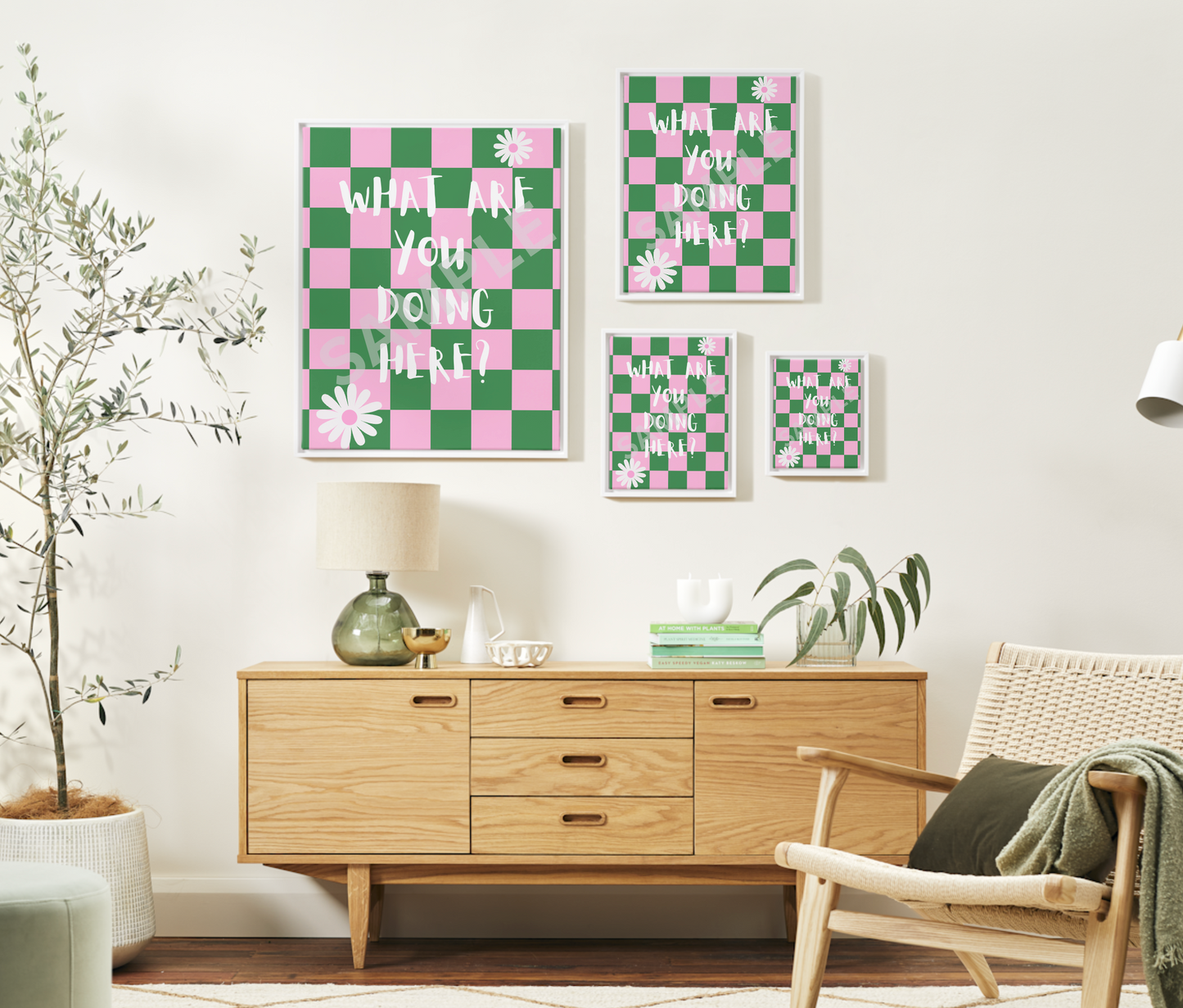" What are you doing here? " - Bold Art Print