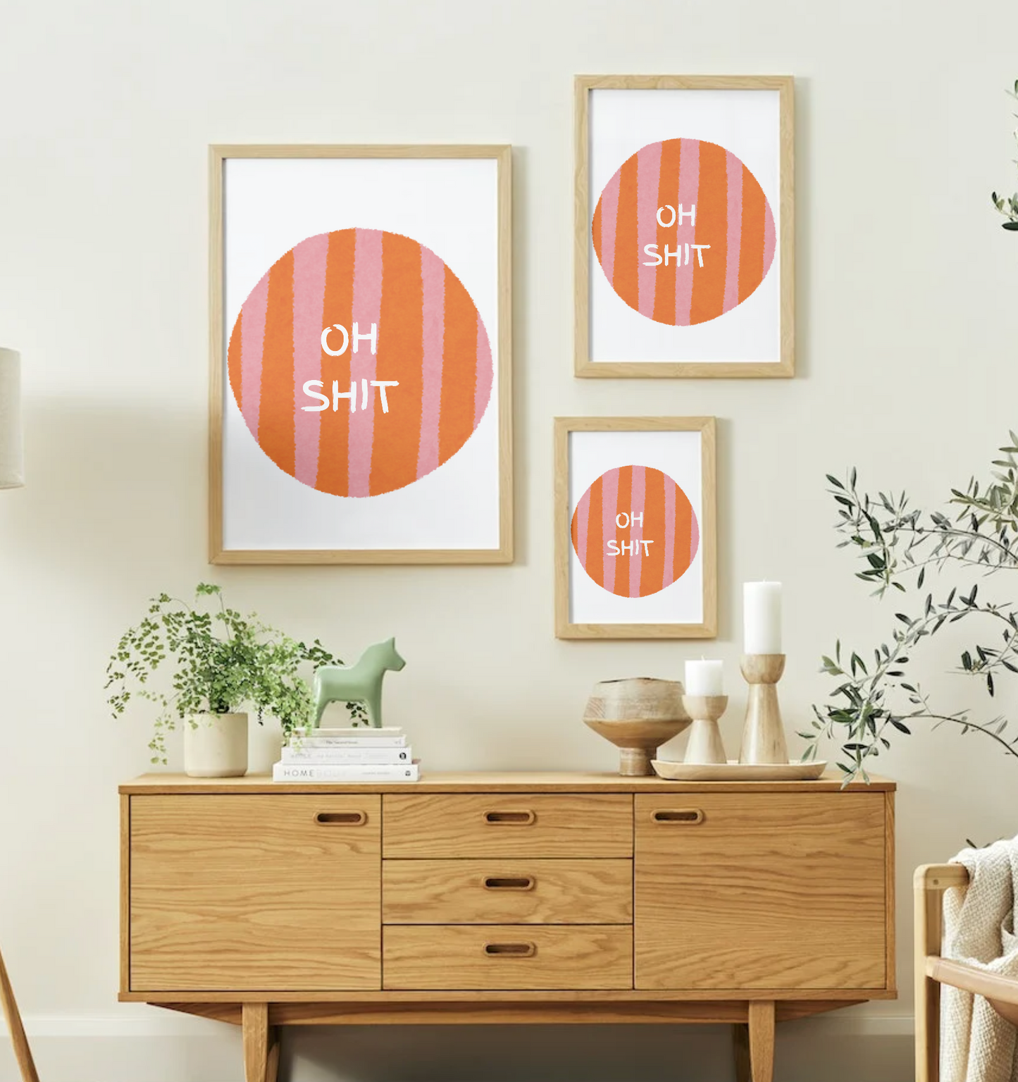 "OH Sh**" - Bold Art Print